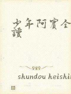 少年阿宾全集阅读