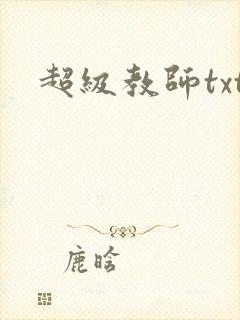 超级教师txt