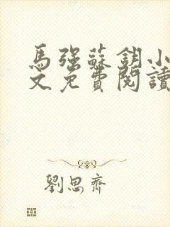 马强苏钥小说全文免费阅读最新章节