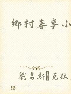 乡村春事小说