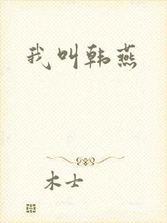 我叫韩燕