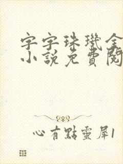 字字珠玑金银花小说免费阅读