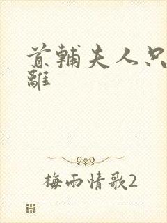 首辅夫人只想和离