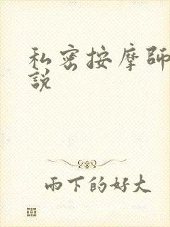 私密按摩师 小说