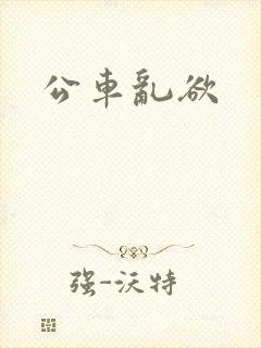 公车乱欲封面