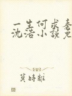 一生何求秦菲雪沈浩小说免费阅读全文