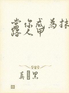 当你成为抹布文路人甲