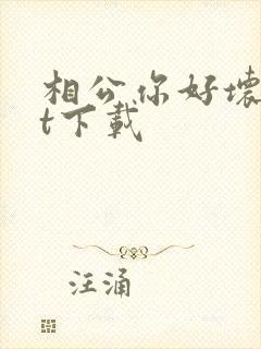 相公你好坏txt下载