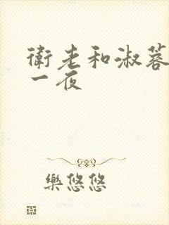 卫老和淑蓉销魂一夜