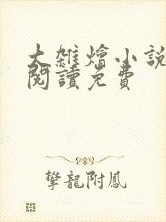 大杂烩小说全集阅读免费