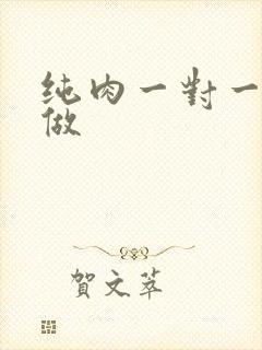 纯肉一对一到处做