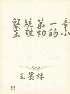 系统第一章给宿主破初的小说