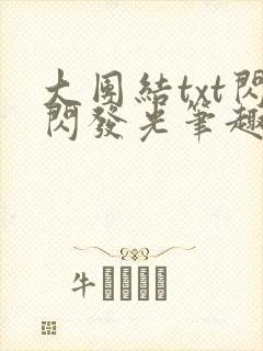 大团结txt闪闪发光笔趣阁