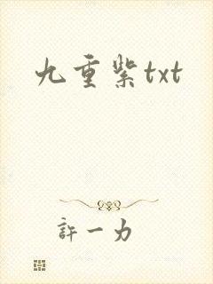 九重紫txt