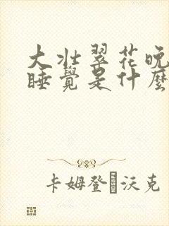 大壮翠花晚上不睡觉是什么电视剧