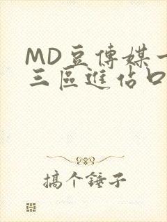 MD豆传媒一二三区进站口