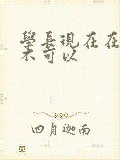 学长现在在上课不可以