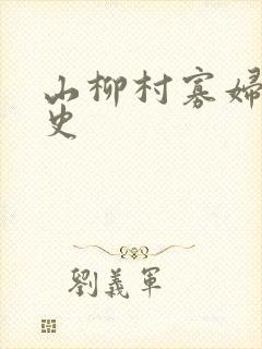 山柳村寡妇的情史