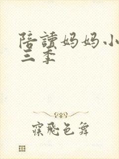 陪读妈妈小说第三季