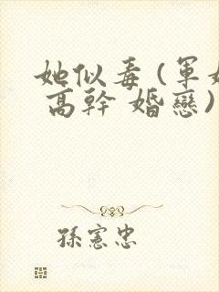 她似毒 (军婚 高干 婚恋)完结