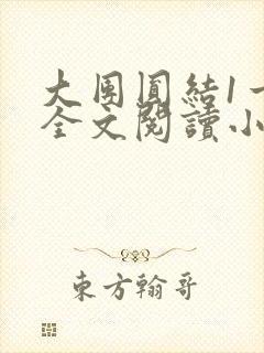 大团圆结1一6全文阅读小说