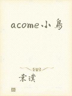 acome小鸟