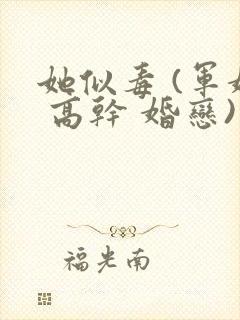 她似毒 (军婚 高干 婚恋)完结