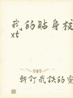 我的贴身校花txt