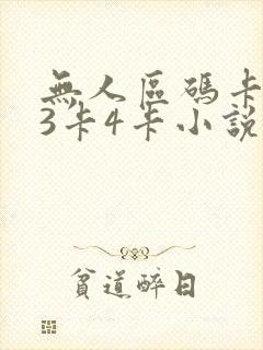 无人区码卡二卡3卡4卡小说