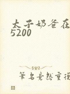 太子奶爸在花都5200封面