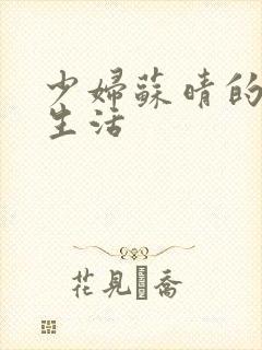 少妇苏晴的性荡生活