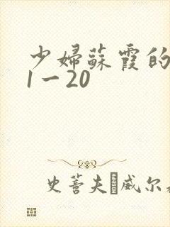 少妇苏霞的沉沦1一20