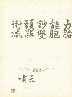 街头钞能力无删减版双胞胎