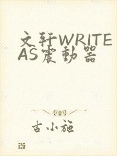 文轩WRITEAS震动器