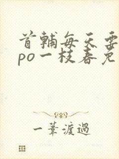 首辅每天要不够po一枝春免费阅读