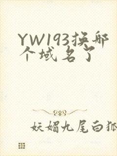 YW193换哪个域名了