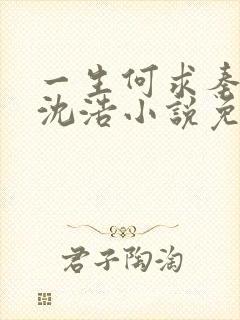 一生何求秦菲雪沈浩小说免费阅读全文