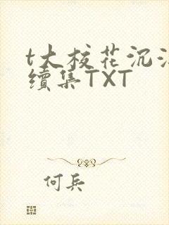 t大校花沉浮录续集TXT封面