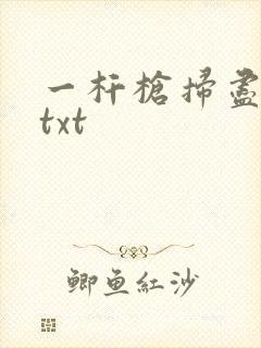 一杆枪扫尽全家txt