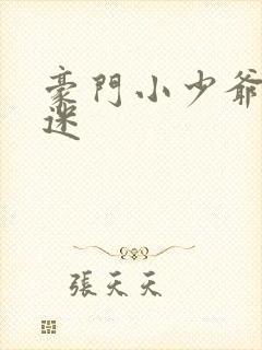 豪门小少爷是财迷