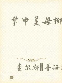 掌中美母柳玉茹