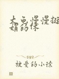 大龟慢慢挺进张娟的休