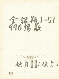金银瓶1-51996杨敏