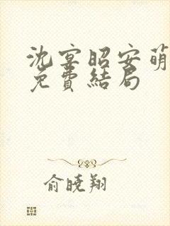 沈宴昭安萌全文免费结局