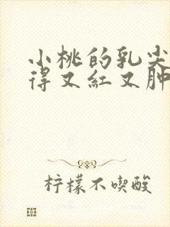 小桃的乳尖被吸得又红又肿