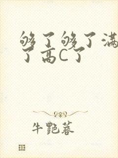 够了够了满到C了高C了