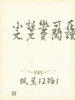 小说乐可在线全文免费阅读笔趣阁下载网站