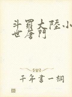 斗罗大陆小说绝世唐门