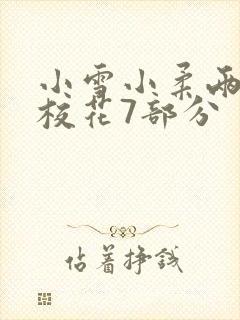 小雪小柔两个大校花7部分
