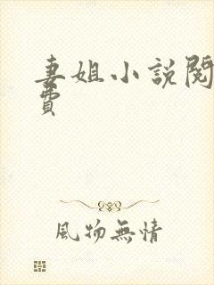 妻姐小说阅读免费